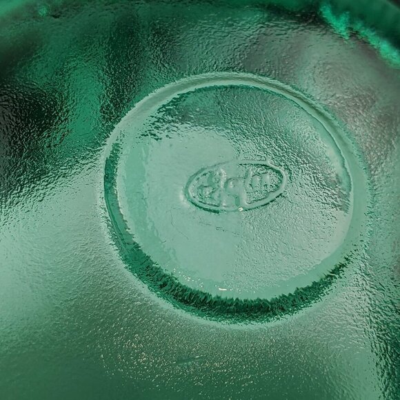 Fenton Candy Jar Vintage Spruce Green Cactus Art Glass Lidded 1995 Holidays 6+" - Picture 7 of 14